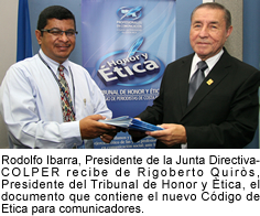José Rodolfo Ibarra y Rigoberto Quirós Steller